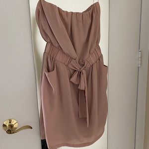 Strapless Blush Dress